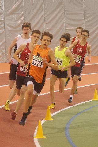 Bild: Überragende Bestleistung für Hannes Fahl über 800 m beim Hallensportfest in Dortmund
